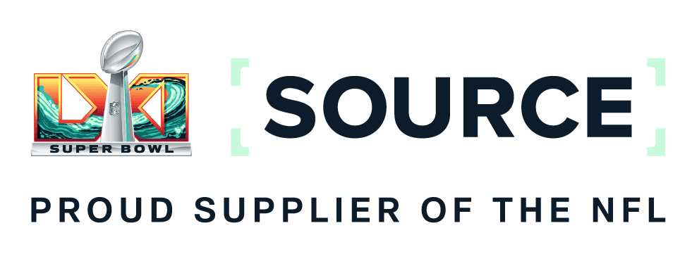 Super Bowl LXI Source badge — El Porto Laundry, proud supplier of the NFL